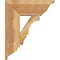 Ekena Millwork Balboa Traditional Rough Sawn Bracket w/ Offset Brace, Western Red Cedar, 8"W x 20"D x 24"H BKT0806X20X24BOA01RWR - alternate 2